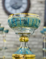 Hürrem Mavi Altın 12 Parça Set - Görsel 2