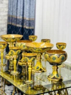 Nazende Mavi Altın 12 Parça