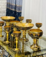 Hasbahçe Eskitme Altın Set