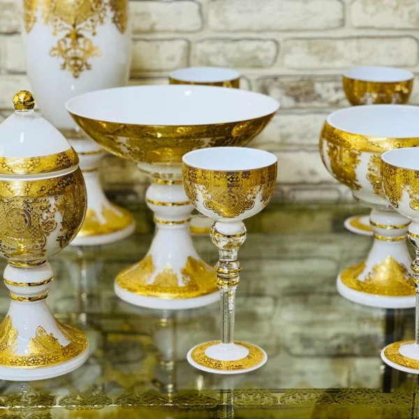 Papatya Beyaz Altın Full Set