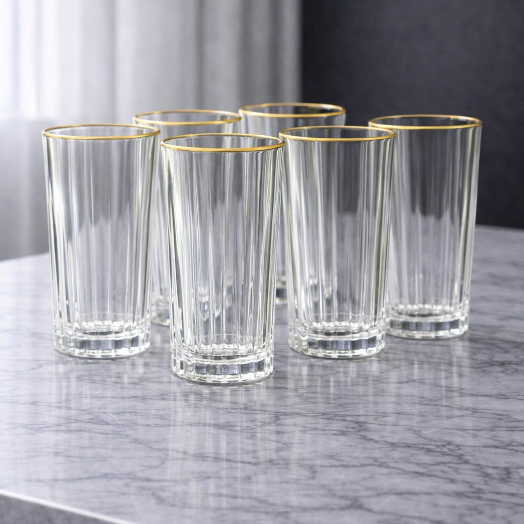 085E7BE2-CF96-48C1-B157-5ECDFEF47B1C RCR KRİSTAL MEŞRUBAT BARDAĞI 2 - Görsel 1