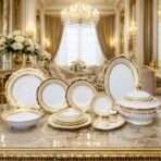 ROYAL CHARM KARELİ AVANGART YEMEK TAKIMI