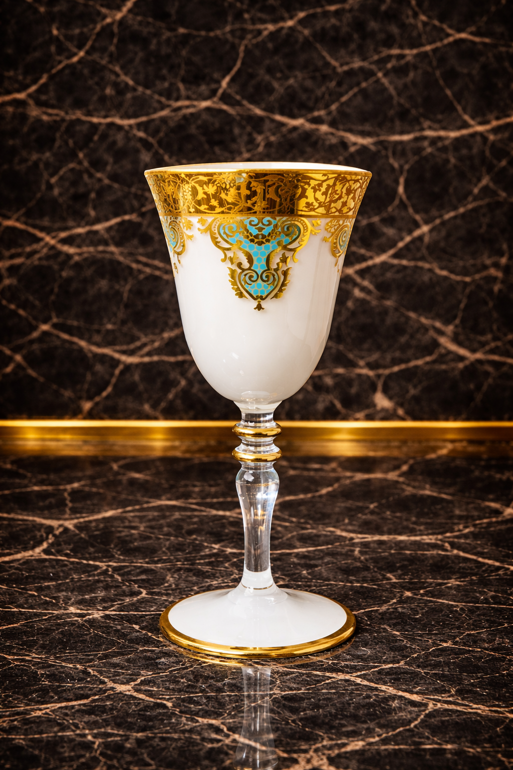 6224B999-F867-41C8-96C0-527E4C75586D RİVA KREM ALTIN KADEH TK - Görsel 1