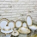 ROYAL CHARM KARELİ AVANGART YEMEK TAKIMI - Görsel 2